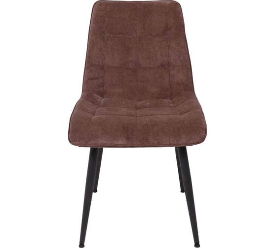 Стул Aks Home FRED NEW, коричневый вельвет/черный 95592 1