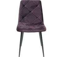 Стул Aks Home GILL, сливовый велюр/черный 94149