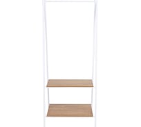 Стойка для одежды Aks Home CAPELLA, белый/коричневый 86235