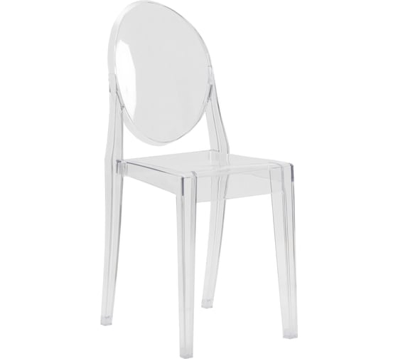 Стул обеденный DOBRIN VICTORIA GHOST (цвет прозрачный) LMZL-РС802_P-clean
