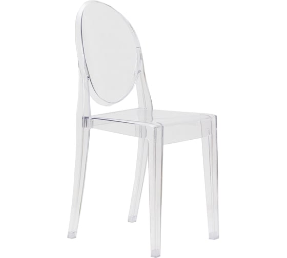 Стул обеденный DOBRIN VICTORIA GHOST (цвет прозрачный) LMZL-РС802_P-clean