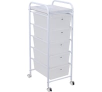 Полка-тележка Aks Home GALACTIC, белый 106531