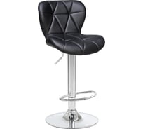 Барный стул DOBRIN BARNY цвет сиденья черный, цвет основания хром LM-5022_CH-M_EL-black