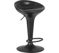 Барный стул DOBRIN BOMBA BLACK цвет сиденья черный, цвет основания черный LM-1004_B-M_ABS-black