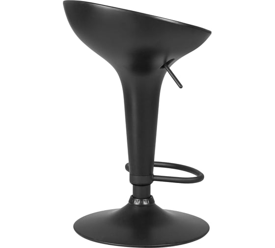Барный стул DOBRIN BOMBA BLACK цвет сиденья черный, цвет основания черный LM-1004_B-M_ABS-black