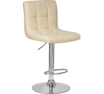 Барный стул DOBRIN CANDY цвет сиденья кремовый, цвет основания хром LM-5006_CH-M_EL-cream