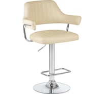 Барный стул DOBRIN CHARLY цвет сиденья кремовый, цвет основания хром LM-5019_CH-M_EL-cream