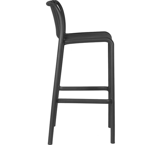 Барный стул DOBRIN CHLOE BAR темно-серый LMZL-PP777_P-GR-04