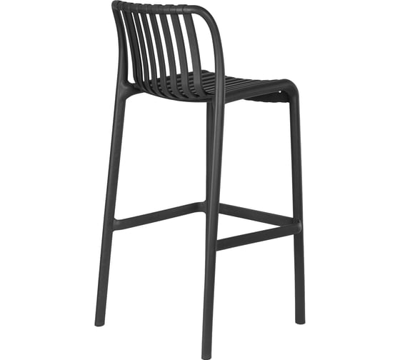 Барный стул DOBRIN CHLOE BAR темно-серый LMZL-PP777_P-GR-04