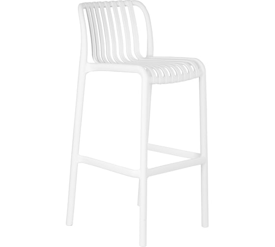 Барный стул DOBRIN CHLOE BAR белый LMZL-PP777_P-W-02