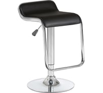 Барный стул DOBRIN CRACK цвет сиденья черный, цвет основания хром LM-3021_CH-M_EL-black