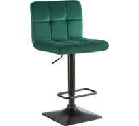 Барный стул DOBRIN DOMINIC цвет сиденья зеленый велюр MJ9-88, цвет основания черный LM-5018_B-M_V-MJ9-88