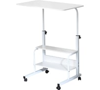 Столик для ноутбука Oqqi складной, прикроватный, на колесиках, 59.2-83x60x40 table-transf-3