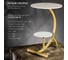 Журнальный столик, мебель в прихожую и коридор Oqqi 60.5x42x40 metal-table-55 4