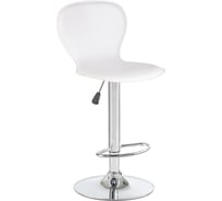 Барный стул DOBRIN ELISA цвет сиденья белый, цвет основания хром LM-2640_CH-M_EL-white