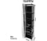 Стеллаж для игрушек напольный для книг и цветов Oqqi 157x39.5x27.5 rack-1-bl 10
