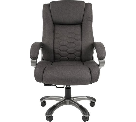 Кресло Easy Chair VTEChair-641 TC ткань серый, пластик серый 990360