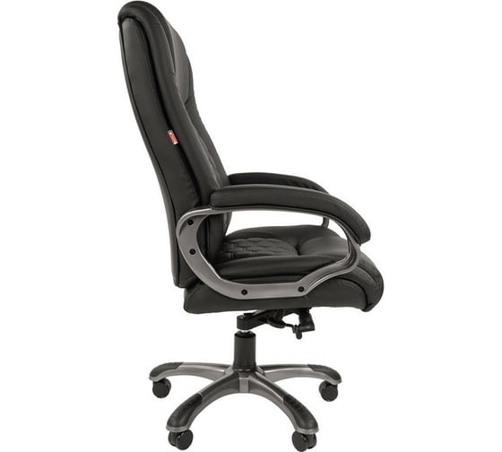 Кресло Easy Chair VTEChair-641 TPU кожзам черный, пластик серый 990359