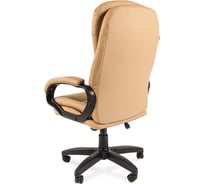 Кресло для руководителя черное искусственная кожа металл easy chair 524 tpu