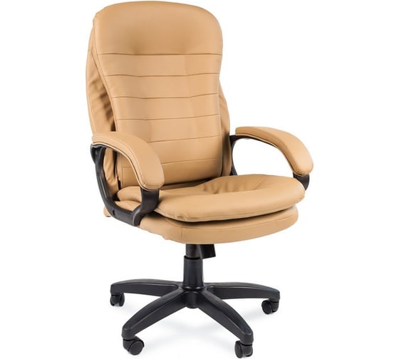 Кресло Easy Chair VTEChair-515 TPU искусственная кожа бежевая, пластик 686727