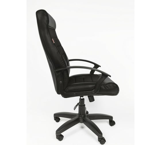 Кресло Easy Chair VTEChair-639 TPU ткань кожзам, черный/черный, пластик 686732