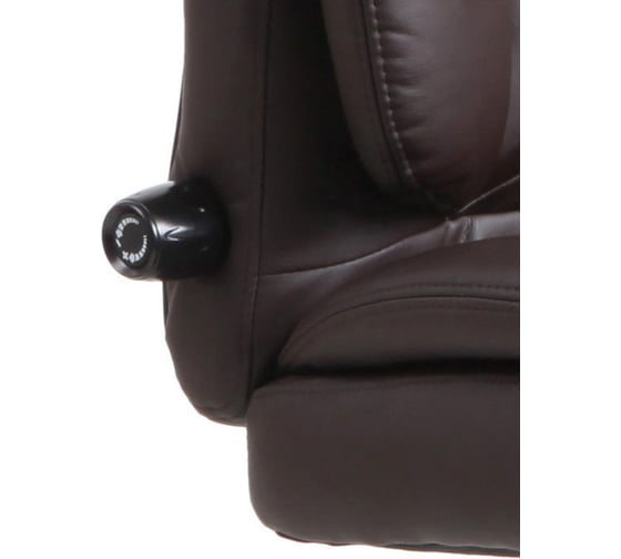 Кресло руководителя Easy Chair BNDt Echair-541 TL кожа коричневая, хром 342975