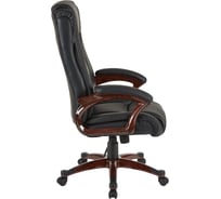 Кресло для руководителя easy chair 633 tr черное рециклированная кожа пластик