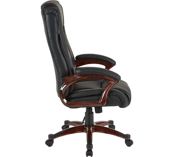 Кресло руководителя Easy Chair BNDt EChair-632 TR рециклированная кожа черная, пластик 470979