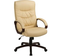 Кресло руководителя Easy Chair BNDt EChair-633 TR рециклированная кожа бежевая, пластик 470987