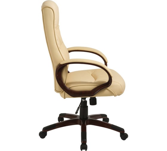 Кресло руководителя Easy Chair BNDt EChair-633 TR рециклированная кожа бежевая, пластик 470987