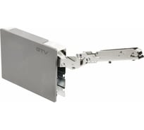 Подъемник GTV HORIZON soft close, слабый коэффициент подъемной силы 500-1350, высота фасада 250-450 мм, антрацит PD-H-LIGHT-80