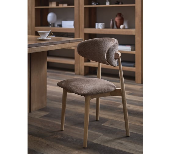 Стул Bergenson Bjorn Stone, мягкий шенилл, кофе с молоком BB0000663
