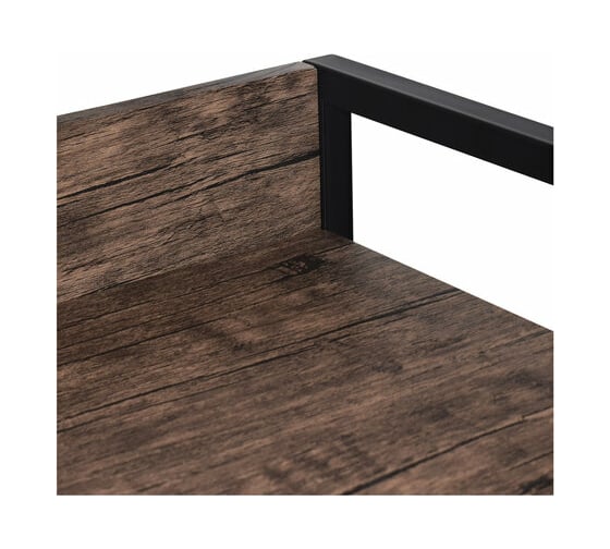 Стол на металлокаркасе BRABIX LOFT CD-003 морёный дуб 641215