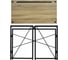 Стол на металлокаркасе BRABIX LOFT CD-002 дуб натуральный 641214 7