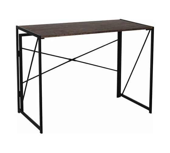 Стол на металлокаркасе BRABIX LOFT CD-002 морёный дуб 641212