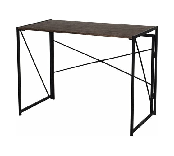 Стол на металлокаркасе BRABIX LOFT CD-002 морёный дуб 641212