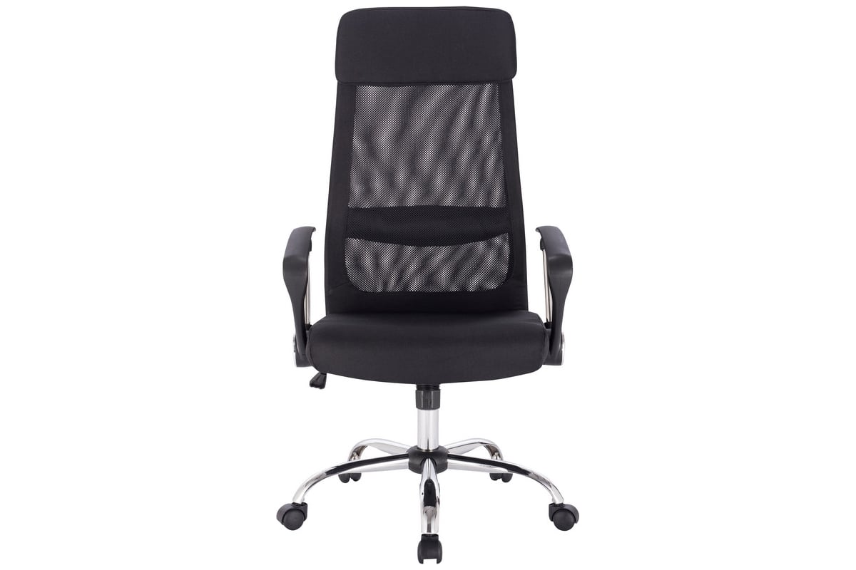 Кресло для руководителя easy chair 589 tc черное сетка ткань металл