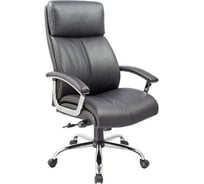 Кресло руководителя Easy Chair BNU EChair-CS-8821E-2 к/з черный, хром 298060