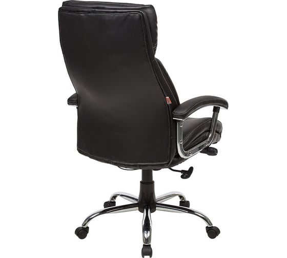 Кресло руководителя Easy Chair BNU EChair CS-8822E-1 кожа черная, хром 296591