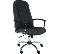 Кресло Easy Chair RCEChair-677 ТS ткань серый, хром 1020812