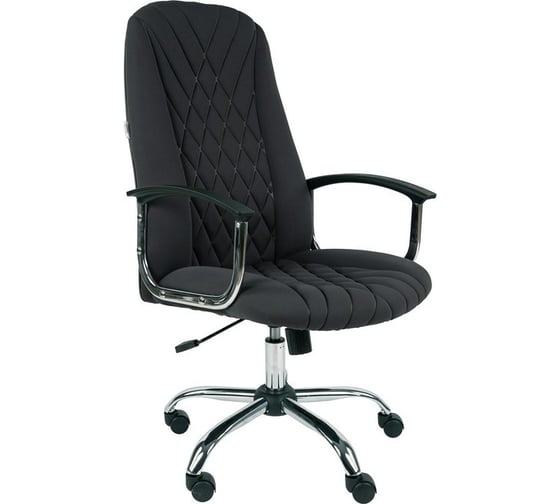 Кресло Easy Chair RCEChair-677 ТS ткань серый, хром 1020812 1