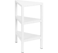 Этажерка угловая Econova NATURA 330x330x725 мм, белый 434286216