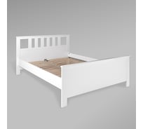 Двойная кровать Гуд ЛАКК САГА 160x200 см, белая 2.08.04.070.1