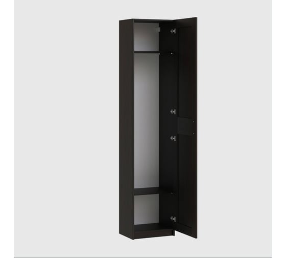 Шкаф ШВЕДСКИЙ СТАНДАРТ МАКС 1 дверь, 50x38x233, дуб венге RU 2.06.01.020.5