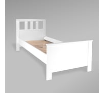 Одинарная кровать Гуд ЛАКК САГА 90x200 см, белая 2.08.04.050.1