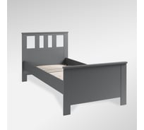 Одинарная кровать Гуд ЛАКК САГА 90x200 см, серая 2.08.04.050.4