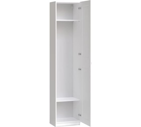 Шкаф ШВЕДСКИЙ СТАНДАРТ МАКС 1 дверь, 50x61x233, белый RU 2.06.01.010.1