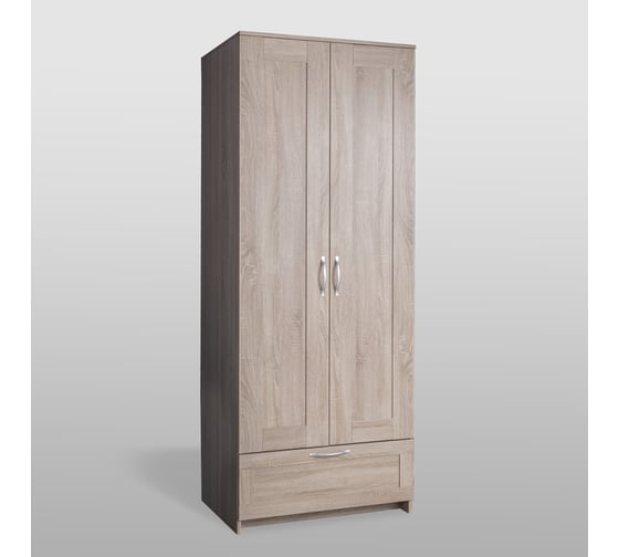 Шкаф ШВЕДСКИЙ СТАНДАРТ СИРИУС 2 двери, 1 ящик, 78x59x220, сонома RU 2.02.01.470.3