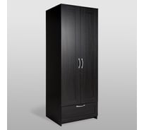 Шкаф Гуд ЛАКК СИРИУС 2 двери, 1 ящик, 78x59x220, дуб венге RU 2.02.01.470.5