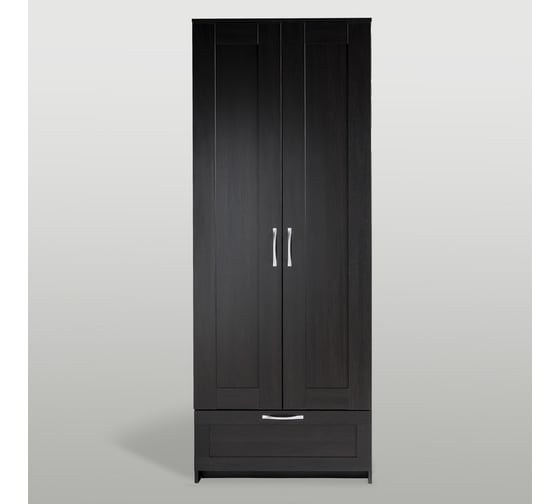 Шкаф ШВЕДСКИЙ СТАНДАРТ СИРИУС 2 двери, 1 ящик, 78x59x220, дуб венге RU 2.02.01.470.5